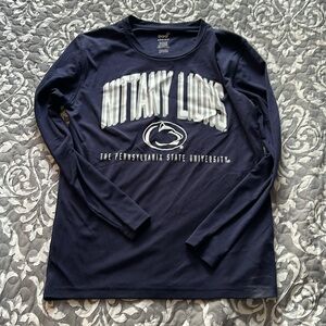 Penn State Youth Boys Medium Dri-Fit Long Sleeve Shirt